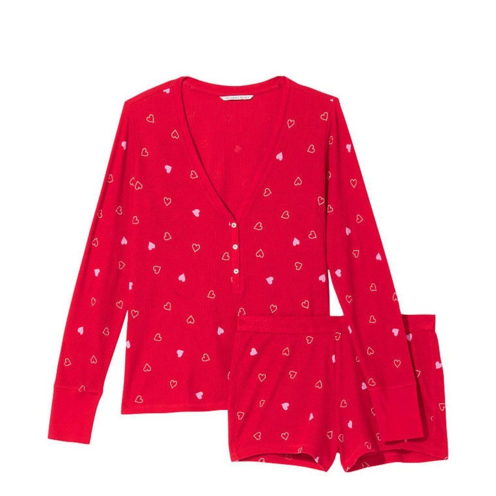 Victoria's Secret Thermal Short Pajama Set